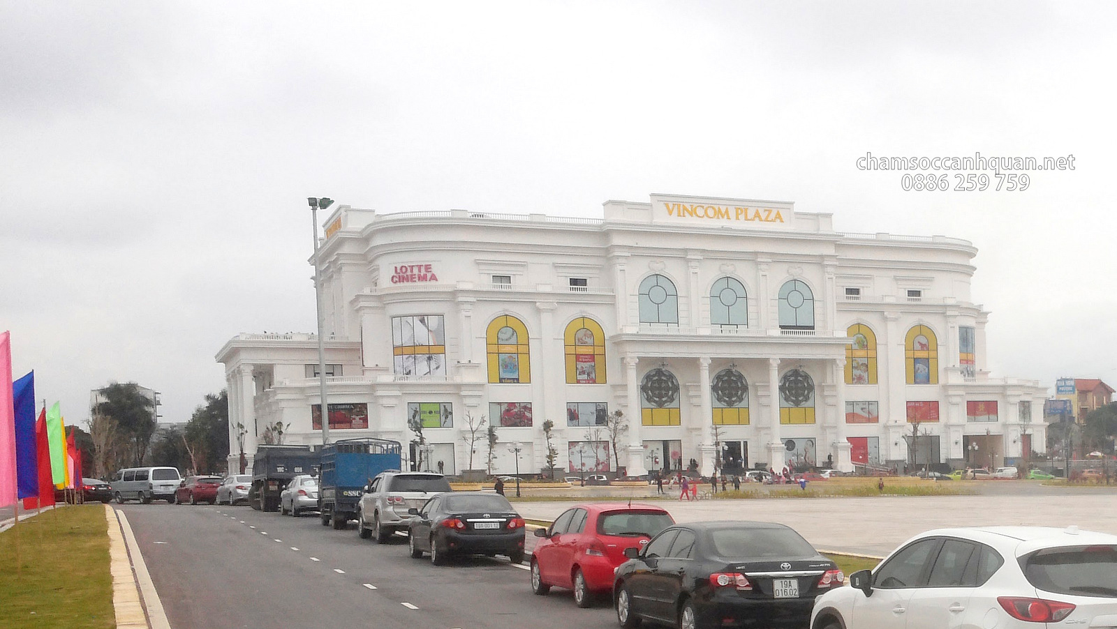 Thi công cảnh quan dự án Vincom Plaza Việt Trì - Phú Thọ
