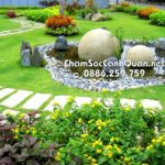 Sân vườn đẹp Vinhomes Riveside – Thi công SalalaGreen