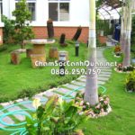 Sân vườn đẹp Vĩnh phúc- Thiết kế thi công SalalaGreen
